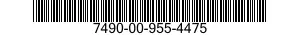 7490-00-955-4475  7490009554475 009554475