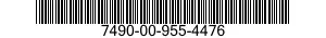 7490-00-955-4476  7490009554476 009554476
