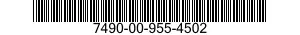 7490-00-955-4502  7490009554502 009554502