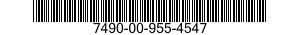 7490-00-955-4547  7490009554547 009554547