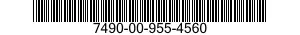 7490-00-955-4560  7490009554560 009554560