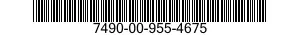 7490-00-955-4675  7490009554675 009554675