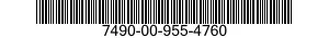7490-00-955-4760 PRINTER ASSEMBLY 7490009554760 009554760