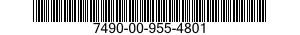 7490-00-955-4801  7490009554801 009554801