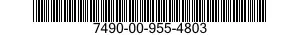 7490-00-955-4803  7490009554803 009554803