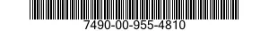 7490-00-955-4810  7490009554810 009554810