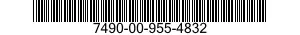 7490-00-955-4832  7490009554832 009554832