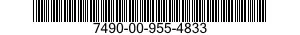7490-00-955-4833  7490009554833 009554833