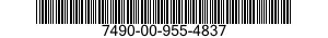 7490-00-955-4837  7490009554837 009554837