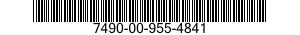 7490-00-955-4841  7490009554841 009554841