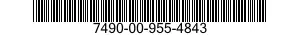 7490-00-955-4843  7490009554843 009554843