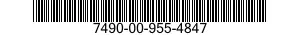 7490-00-955-4847  7490009554847 009554847