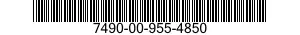 7490-00-955-4850  7490009554850 009554850