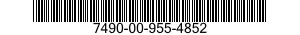 7490-00-955-4852  7490009554852 009554852