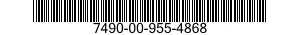 7490-00-955-4868  7490009554868 009554868