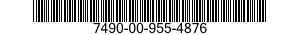 7490-00-955-4876  7490009554876 009554876