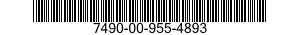 7490-00-955-4893  7490009554893 009554893