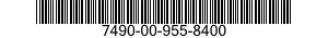 7490-00-955-8400  7490009558400 009558400