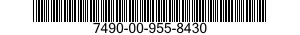 7490-00-955-8430  7490009558430 009558430