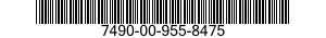 7490-00-955-8475 RUBBER,IMPRESSION 7490009558475 009558475