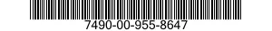7490-00-955-8647  7490009558647 009558647