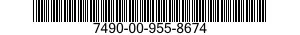 7490-00-955-8674  7490009558674 009558674