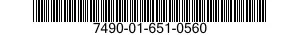 7490-01-651-0560 PRINTING MACHINE,LABEL 7490016510560 016510560