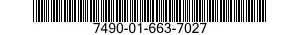 7490-01-663-7027 SHREDDING MACHINE,PAPER 7490016637027 016637027
