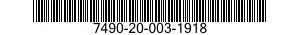7490-20-003-1918 PRINTING MACHINE,LABEL 7490200031918 200031918