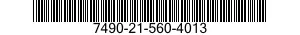 7490-21-560-4013  7490215604013 215604013