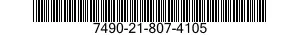 7490-21-807-4105  7490218074105 218074105