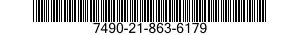 7490-21-863-6179 ADDRESS PLATE MACHINE 7490218636179 218636179