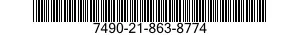 7490-21-863-8774  7490218638774 218638774