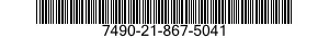 7490-21-867-5041 MOUNTING BRACKET 7490218675041 218675041