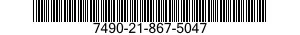 7490-21-867-5047 BRACKET ASMEMBLY 7490218675047 218675047