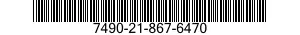 7490-21-867-6470 STUD 7490218676470 218676470
