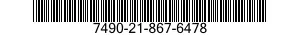 7490-21-867-6478 SPRING 7490218676478 218676478