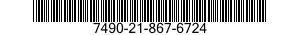 7490-21-867-6724 DATER STAMP HANDLE 7490218676724 218676724