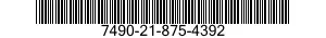 7490-21-875-4392  7490218754392 218754392