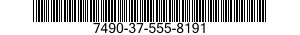 7490-37-555-8191  7490375558191 375558191