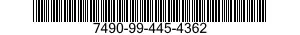 7490-99-445-4362  7490994454362 994454362