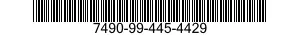 7490-99-445-4429  7490994454429 994454429