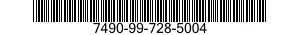7490-99-728-5004 PRINTING MACHINE,LABEL 7490997285004 997285004
