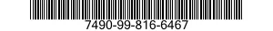 7490-99-816-6467 PRINTING MACHINE,LABEL 7490998166467 998166467