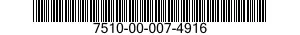 7510-00-007-4916  7510000074916 000074916
