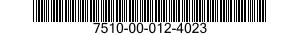 7510-00-012-4023 INK,RECORDING INSTRUMENT 7510000124023 000124023