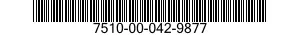 7510-00-042-9877  7510000429877 000429877