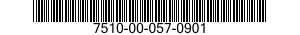 7510-00-057-0901  7510000570901 000570901