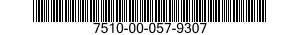 7510-00-057-9307  7510000579307 000579307