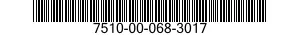7510-00-068-3017  7510000683017 000683017